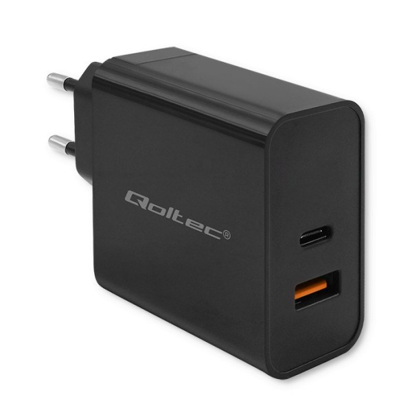 Qoltec 52380 Super Quick PD Charger ...