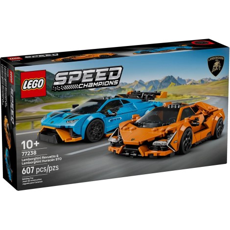 LEGO SPEED CHAMPIONS 77238 Lamborghini Revuelto & Huracán STO