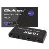 Qoltec 51797 Active HDMI Splitter 2 x HDMI 4K x 2K | 6Gb/s | 60Hz