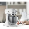 KitchenAid 5K45SSEWH Stand mixer 275 W Metallic, White