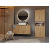 Topeshop NEL 1K DK ART KPL bathroom storage cabinet Oak