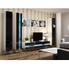 Cama Shelf unit VIGO NEW 180/40/30 white/black gloss