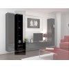 Cama Glass-case VIGO '180' 180/40/30 black/black gloss