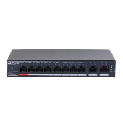 Switch|DAHUA|DH-SG4010P|Type L2|PoE ports 8|110 Watts|SG4010P