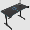 Onex | Gaming Desk w/Cup holder, headset hook, Gamepad holder, Full coverage mouse pad | GD1200H | Black