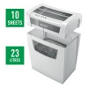 Leitz IQ Home Office P-4 paper shredder Particle-cut shredding 22 cm White