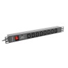 LANBERG POWER STRIP PDU RACK (1U, 16A, 8X IEC C13)