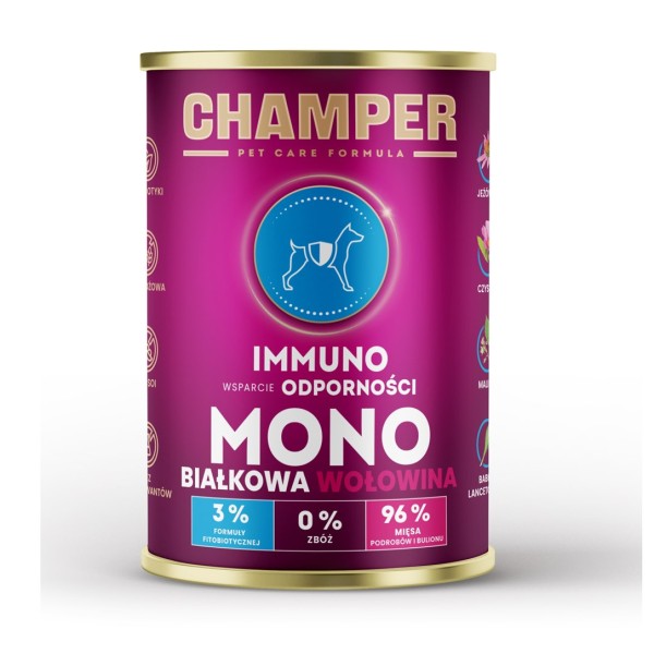 CHAMPER Immuno Beef - wet dog ...