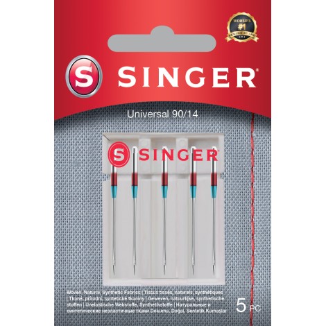 Singer | Universal Needle for Woven Fabrics 90/14 5PK