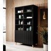 PAFOS bookcase 100x40x176.5 cm matte black