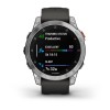 Garmin epix 3.3 cm (1.3") AMOLED 47 mm Digital 416 x 416 pixels Touchscreen Silver Wi-Fi GPS (satellite)