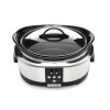 Crock-Pot SCCPBPP605-050 5.7-litre slow cooker (chrome)