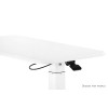 Desk/table with adjustable height Unique LAPTOP DESK white