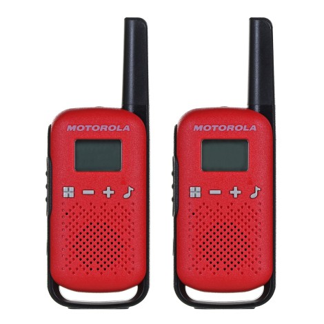 Motorola TALKABOUT T42 two-way radio 16 channels Black,Red