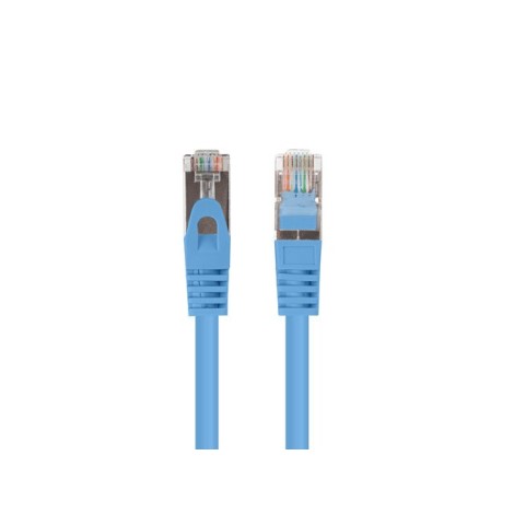 PATCHCORD KAT.6 UTP 0.5M NIEBIESKI FLUKE PASSED LANBERG 10-PACK
