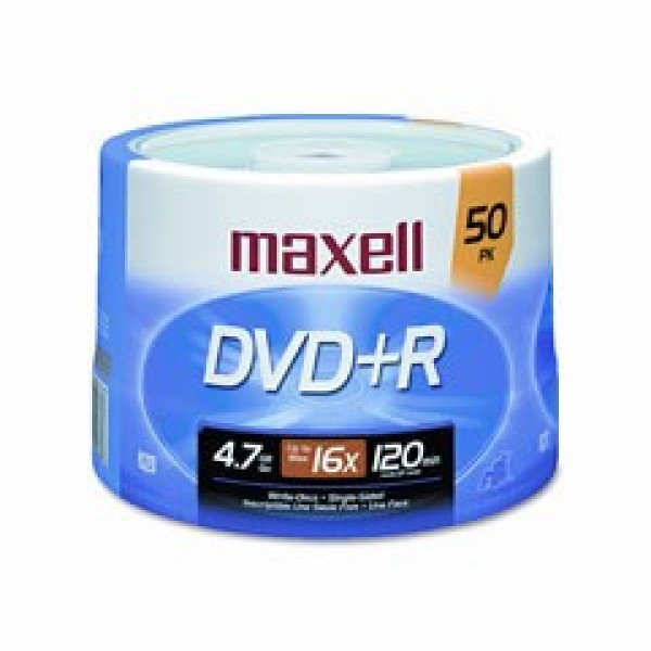 Maxell DVD+R 4.7GB 16x Spindle 50pk ...