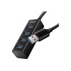 AXAGON Miniature metal four-port USB 3.2 Gen 1 hub | HUE-M1A