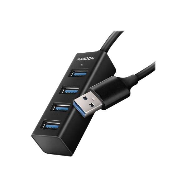 AXAGON Miniature metal four-port USB 3.2 ...
