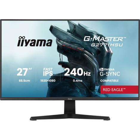 iiyama G-MASTER G2771HSU-B1 computer monitor 68.6 cm (27") 1920 x 1080 pixels Full HD Black