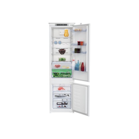 BEKO Refrigerator | BCNA306E42SN | Energy efficiency class E | Built-in | Combi | Height 193.5 cm | No Frost system | Fridge net capacity 215 L | Freezer net capacity 69 L | Display | 37 dB | White