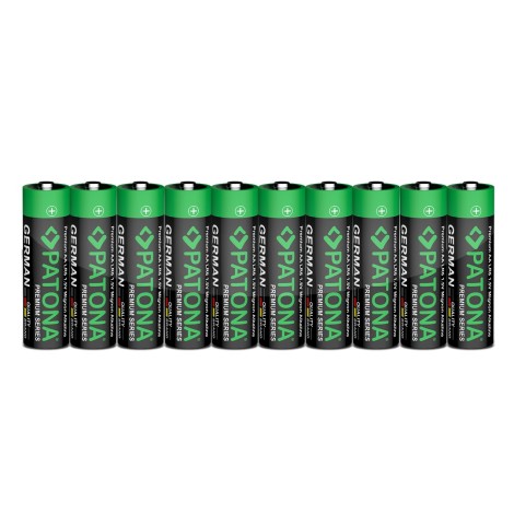 PATONA Premium AA Mignon LR06 – 10x alkaline batteries 1.5V