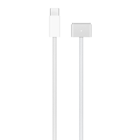 Apple | USB-C to Magsafe 3 Cable (2 m) | MagSafe 3 connector that helps guide the plug to the power port of your MacBook Pro.