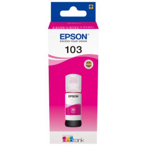 EPSON 1LB 103 EcoTank Magenta ink bottle