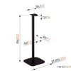 SFS 4133 Sonos speaker standfor Era 300 (black) | Vogels