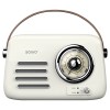 SAVIO RS-02 Portable Radio, white