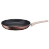 TEFAL | Frying Pan | G2540553 Eco-Respect | Frying | Diameter 26 cm | Suitable for induction hob | Fixed handle | Copper