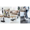Bosch BSS711W stick vacuum/electric broom Battery Dry Bagless 0.3 L Black, Silver, White