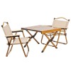 Folding camping garden table DREVO 60cm