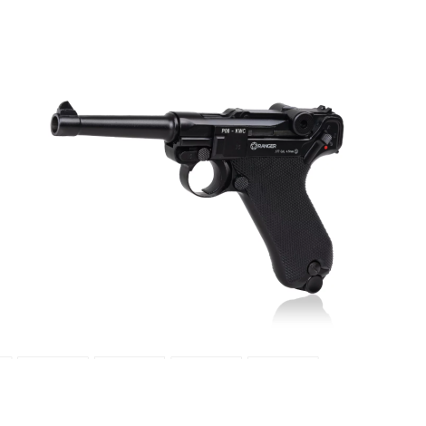 Air rifle Pistol RANGER P08 Parabellum KWC cal. 4.5 BBS blow back 21 shots Full Metal CO2