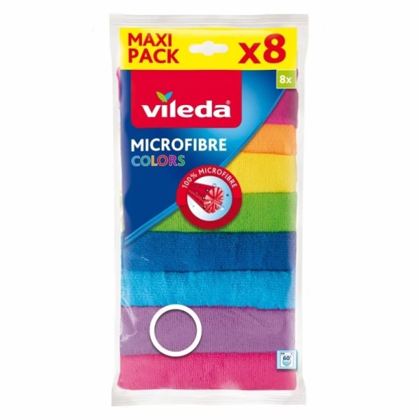 Cleaning Cloth Vileda Microfibre Colors 8 ...