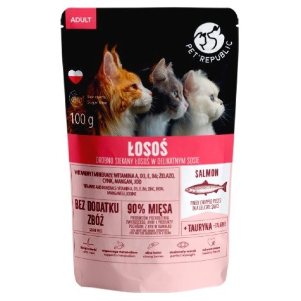 PET REPUBLIC Adult Salmon finely chopped ...