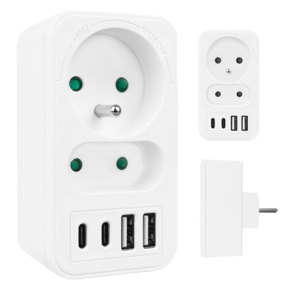 Current socket x2 + 4xUSB Maclean, ...