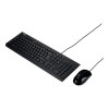 Asus U2000 | Keyboard and Mouse Set | Wired | US | Black