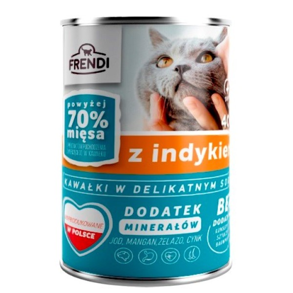 FRENDI with Turkey chunks in delicate ...