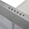 Kitchen Hood Akpo WK-4 Feniks Slim 90 INOX ECO Wall-mounted Stainless Steel