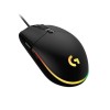 MOUSE USB OPTICAL G102 LIGHTSY/BLACK 910-005823 LOGITECH