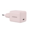 UGREEN X512 20W GAN 1X USB-C POWER ADAPTER - PINK
