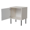 Cama Bedside cabinet, 2 pcs. INSERTO 50x40x61.5 cashmere + LED
