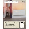 Mill Invisible Smart WiFi Heater | PA1000WIFI4 | Panel Heater | 1000 W | Suitable for rooms up to 12-16 m² | White | IPX4