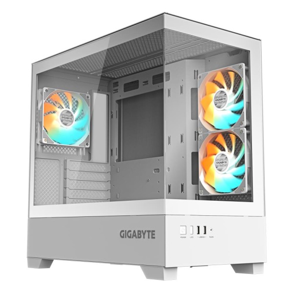 Case|GIGABYTE|GB-C201PI|MidiTower|Case product features Rackmountable/Accessory/Transparent panel|Not included|MicroATX|MiniITX|Colour ...
