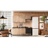 Cosmo Design ANIKA kitchen furniture set, artisan oak/graphite 2.0