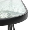 Garden table with glass top NEPTUN 150x90x70