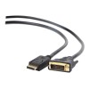 Cablexpert | Adapter cable | DisplayPort | DVI | DP to DVI-D | 1.8 m