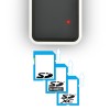 AXAGON CRE-X1 MINI card reader 5-slot ALL-IN-ONE