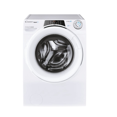 Candy Washing Machine | RO41274DWMCE/1-9 | Energy efficiency class A | Front loading | Washing capacity 7 kg | 1200 RPM | Depth 45 cm | Width 60 cm | Display | TFT | Steam function | Wi-Fi | White