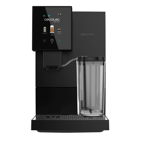 Cecotec Coffee Maker | Cremmaet Compactccino Connected | Pump pressure 19 bar | Built-in milk frother | Super-automatic | Black